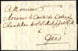 Cover 1762, Vollständiger Brief Vom 29.3.1762 Von Bruxelles Nach Gand, Sauber Abgeschlagener Abgangsstempel "BRUXELLES"; - Otros & Sin Clasificación