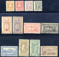 * 1896, Olympic Games, The Complete Set Unused With Original Gum, Fresh And Very Fine, Cert. Chiavarello (Mi. 96-107, He - Other & Unclassified