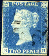 O 1840, 2 D. Blue Good Margins And Light Used, Fine To Very Fine (SG. 5, £ 875). - Otros & Sin Clasificación