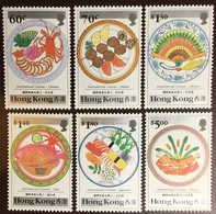 Hong Kong 1990 International Cuisine MNH - Ungebraucht