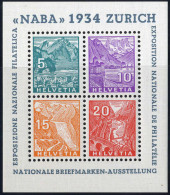 ** 1934, Naba Block, Postfrisch Mit Wz. 1, Attest Bolaffi, Mi. Bl 1 / 800,- - Andere & Zonder Classificatie