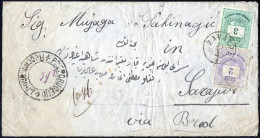 Cover 1876, Rekommandierter Brief Vom 24.3.1876 Von Zavalje über Brood Nach Sarajevo, Vorderseitig Frankiert Mit 2 F. Li - Other & Unclassified