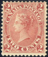 * 1859, 2 C Lebhaftrosa, Gez. 12, Ungebraucht, Mi. 11 / 600,- - Other & Unclassified