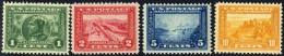 ** 1913/15, Panama-Pacific- Ausstellung, Komplette Serie 4 Werte Gezähnt 12, Postfrisch, Der Höchstwert Mit Attest PF, M - Andere & Zonder Classificatie