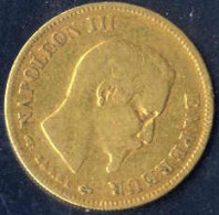 10 Franc Napoleon III, 1856, Goldmünze, Feingold 2,9 Gr. - Other & Unclassified