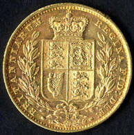 1878, 1 Pfund In Gold, Junge Victoria Mit Wappen - Autres & Non Classés