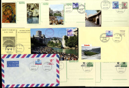 Cover BOSNIEN, Lokalausgabe OST MOSTAR: Partie Von über 50 Stück Ganzsachen, Karten Und Briefe Aus 1994, Dabei Auch Aufd - Europe (Other)