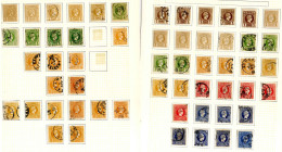 */o GREECE, A Small Collection Of Small Hermes Heads, Used And Some Unused, 48 Belgian Prints, Some With Unofficial Perf - Europe (Other)