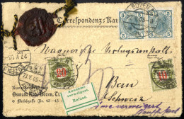 Cover SCHWEIZ, Lot Von Ca. 44 Postkarten, Umschläge, Streifbänder, Nachnahmekarten Ecc. Von 1872 Bis 1951, Meistens Post - Europe (Other)
