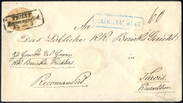 Cover 1858-1866, Partie Briefe Und Briefstücke Der 2. Bis Zur 5. Ausgabe, Alle Von Triest, Darunter Zwei Briefe In Die S - Collections