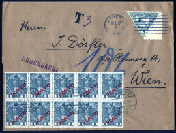 Cover 1865/1950 Ca., Album Mit Einer Partie Abrechnungsformulare Für Postanweisungen Aus 1917/20 Mit Diversen Portofrank - Sammlungen