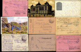 Cover Österreichische Feldpost Im I. Weltkrieg: Partie Von über 70 Ansichtskarten, Feldpostkorrespodenzkarten Und Briefe - Colecciones
