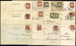 Cover 1899-1900, Württemberg, Bayern Und Deutsches Reich, 13 Ansichtskarten Davon Fünf Gruss Aus", Alle Gebraucht - Sonstige & Ohne Zuordnung