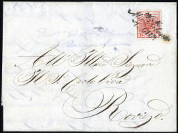 Cover S.M. Maddalena, (Cor. Punti 8(, Lettera Del 7.6.1850 Settimo Giorno D'uso Per Rovigo Affrancata Con 15 Cent. Rosso - Lombardije-Venetië