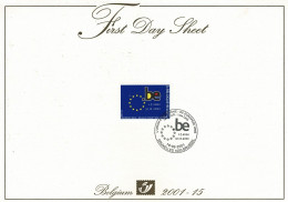 Belg. FDS 2001-15 OBP/COB 3014 - De Europese Unie / Union Européenne. - 1999-2010