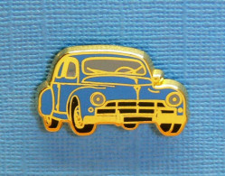 1 PIN'S //  ** PEUGEOT 203 ** . (Ballard Doré à L'OR FIN) - Peugeot