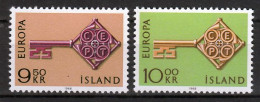 Ijsland  Europa Cept 1968 Postfris - 1968