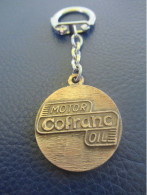 Porte-Clé  Ancien/Lubrifiant/ Motor COFRANC  Oil / La ROCHELLE/ Métal /Vers1970-1980   POC709 - Key-rings