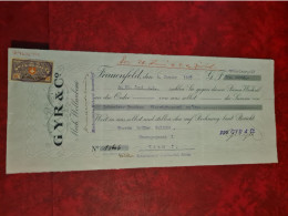 FISCAUX FRAUENFELD 1928 ETS GYR ET CO MECH. WOLLWEBEREI EFFET POR WIEN  BRUDER SELINKO - Revenue Stamps