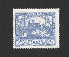 Czechoslovakia 1918 MNH ** Mi 9 D Gez. Sc 9 Hradcany At Prague.Tschechoslowakei. C3 - Ungebraucht