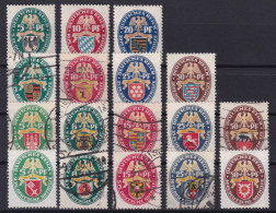 DEUTSCHES REICH 1927 - MLH/canceled - Mi 375-377, 398-401, 425-429, 430-434 - Used Stamps