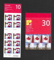 Canada S/A Flag Over Invkshuk Booklets SB250/1 - Carnets Complets