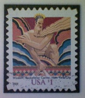 United States, Scott #3766a, Used(o), 2008, Wisdom, $1.00, Multicolored - Gebruikt