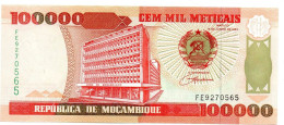 MA 26278  / Mozambique 100000 Meticais 16/06/1993 UNC - Mozambique