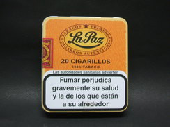 BOITE Métal Vide La Paz (20 Cigares Cigarillos) - Zigarrenetuis