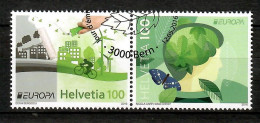 Helvetia / Schweiz 2016  Mi.Nr. 2452 / 2453 , EUROPA CEPT Thing Green - CTO Gestempelt / Fine Used / (o) - 2016