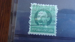 CUBA YVERT N° 184 - Oblitérés