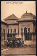 España - Circa 1920 - Postcard - Granada - Alhambra - Courtyard Of The Lions Fountain - Granada