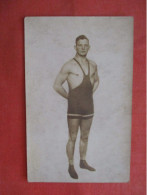 RPPC.  Wrestler  Ref 6208 - Lutte