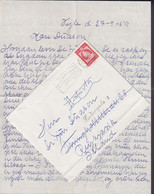 Denmark Slogan Flamme VEJLE 1959 Cover & Original Letter Brief REYKJAVIK Iceland Readressed Frederik IX. 60th Birthday - Covers & Documents