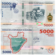 Burundi 5000 Francs 2022 (2023) UNC - Burundi