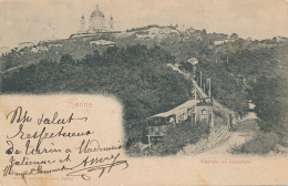 2f.265  TORINO - Superga, Col Funicolare - 1904? - Panoramische Zichten, Meerdere Zichten