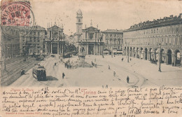 2f.266  TORINO - Piazza S. Carlo - 1905 - Mehransichten, Panoramakarten