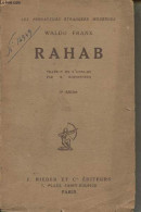 Rahab - "Les Prosateurs étrangers Modernes" - Frank Waldo - 1923 - Altri & Non Classificati