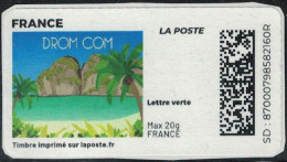 France Vignette Sur Fragment Used Mon Timbre En Ligne Drom Com SU - Printable Stamps (Montimbrenligne)