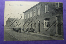 Betekom  Betecom Tram Statie (cafe En Tramhalte )bij "Jul Van Edem" Links Aanpalend Winkel Huishoudartikelen / 1922 - Begijnendijk