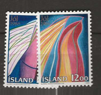 1986 MNH Iceland, Michel 661-62 Postfris** - Nuevos