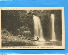 KENYA--Mission Della Consolata-chute D'eau Indigène Assis Sur Tronc -pêche   Carte Italienne-années 20-30 - Kenya
