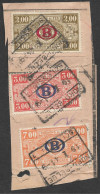 TR223+TR224+TR228  Nord-belge Sclessin Le 10-I-41 (Alb Vert 5) - Documenten & Fragmenten