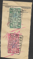 TR156+TR162  Nord-belge Tilleur Le 5 Jan 1939 (Alb Vert 6) - Documents & Fragments