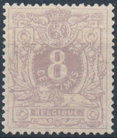 [** SUP] N° 29, 8c Violet, Excellent Centrage - Fraîcheur Postale - Cote: 575€ - 1869-1883 Leopold II