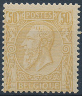 [** SUP] N° 50, 50c Ocre/jaunâtre - Fraîcheur Postale - Cote: 50€ - 1884-1891 Leopold II.