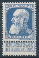 [** SUP] N° 76, 25c Bleu - Fraîcheur Postale - Cote: 58€ - 1905 Thick Beard