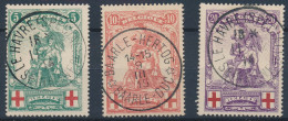 [O SUP] N° 126/28, 'Mérode', La Série Complète - Jolies Obl - Cote: 85€ - 1914-1915 Croix-Rouge