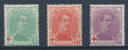 [** SUP] N° 129/31, 'Albert I', La Série Complète - Fraîcheur Postale - Cote: 70€ - 1914-1915 Rotes Kreuz