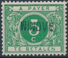 [** SUP] TX12A, 5c Vert, Bon Centrage - Surcharge Du Bureau De Ninove - Cote: 405€ - Timbres